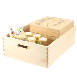 Bac de rangement en bois pour cuisine M
