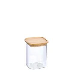 Bocal carré en verre 900 ml