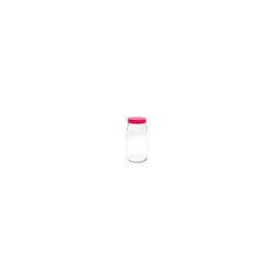 Bocal de conservation en verre 3L rouge