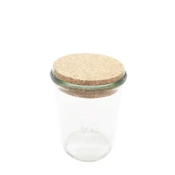 Bocal en verre avec bouchon de liège 900 ml