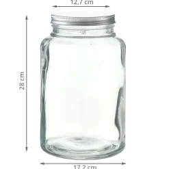 Bocal en verre épais 5 litres