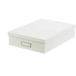 Boîte A4 en carton blanc