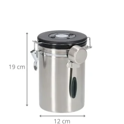Boîte à café en inox avec cuillère 1,7 litres