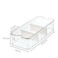 Boîte 3 compartiments pour fruits et légumes