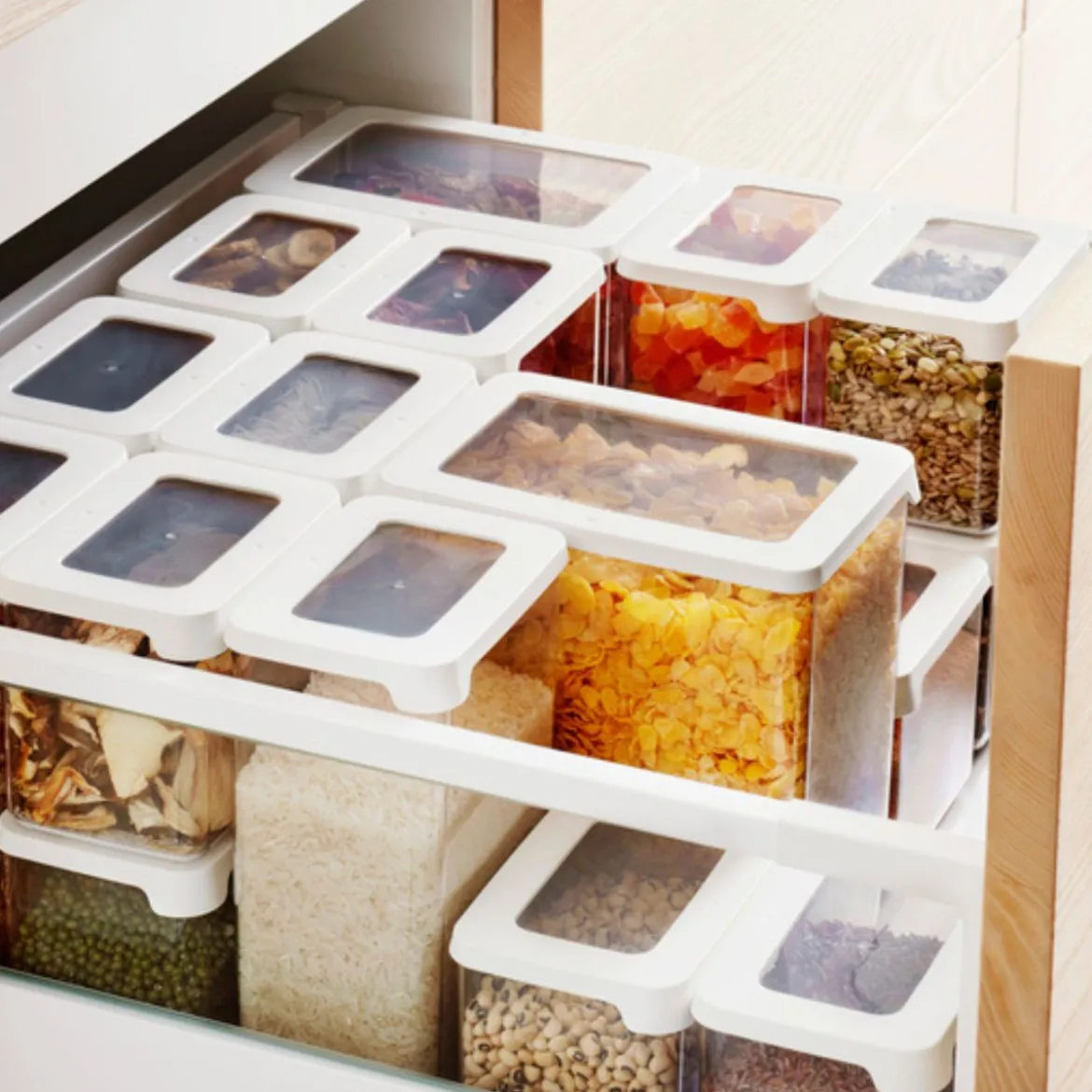 Boîte de conservation alimentaire transparente 3,5 litres