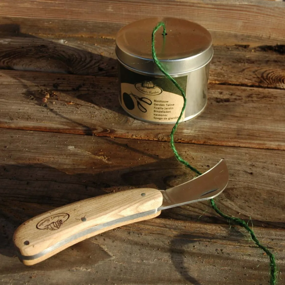 Boîte de ficelle en jute pour jardinage