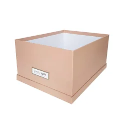Boîte à DVD en carton rose poudré