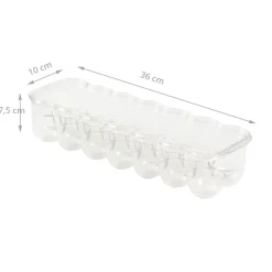 Boîte à 14 oeufs en plastique transparent