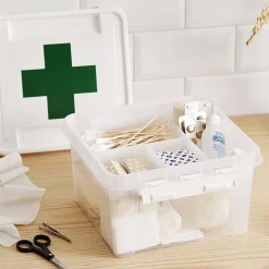 Boîte à pharmacie en plastique