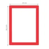 Cadre repositionnable pour document A4 rouge