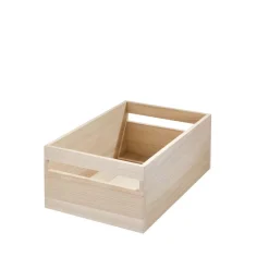 Caisse de rangement en bois léger de Paulownia S