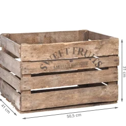 Caisse en bois rustique