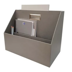 Casier interne gris pour bureau nomade