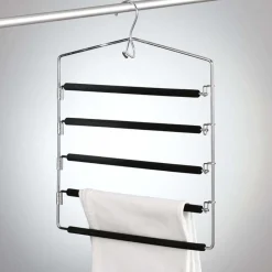 Cintre en métal pour 5 pantalons