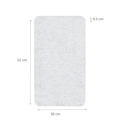 2 couvre plaques de cuisson transparentes