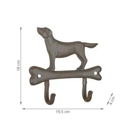 Crochets chien en fonte