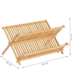 Égouttoir pliable en bambou