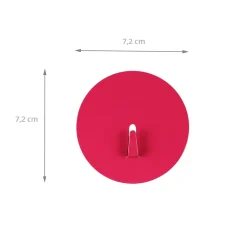 Grand crochet aimanté rose et rond