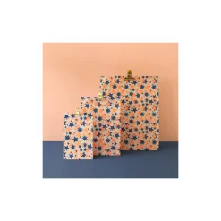 10 grandes pochettes cadeau à fond plat