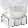 Housse de rangement sous vide blanche avec sangles (L)