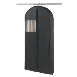 Large housse pour vêtements en polypropylène noir imperméable