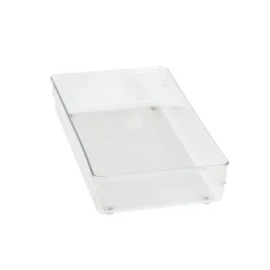 Organisateur L rectangulaire en acrylique pour tiroirs