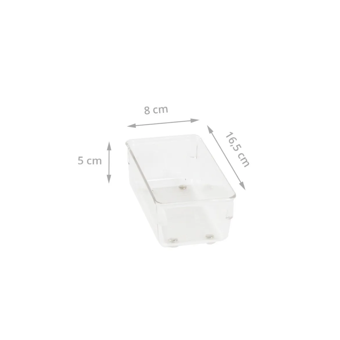 Organisateur étroit M en acrylique pour tiroirs
