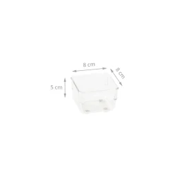 Organisateur étroit S en acrylique pour tiroirs