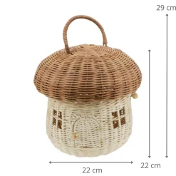 Panier de rangement champignon