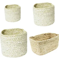 Panier rond pour salle de bain L