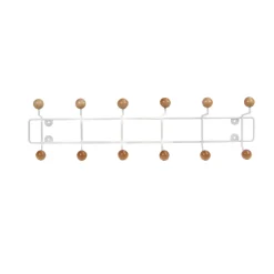 Patère au style scandinave avec 6 double crochets