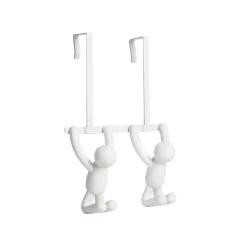 Patère double de porte ludique