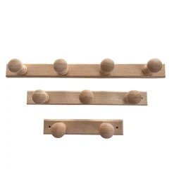 Patère en bois 2 têtes