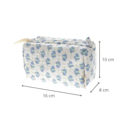Petite trousse de toilette matelassée