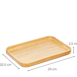 Plateau de rangement en bois