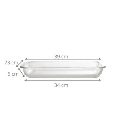 Plat rectangulaire avec panier