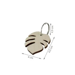 Porte-clé feuille Made in France