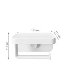 Porte papier toilette à ventouse adhésive