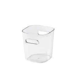 Pot à maquillage transparent