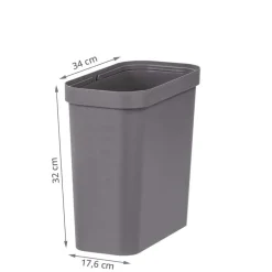 Poubelle 13 litres pour tiroir de cuisine en plastique recyclé