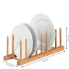 Range assiettes en bambou