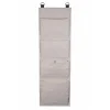 Rangement mural en tissu 4 larges poches