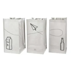 3 sacs pour tri sélectif