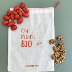 Sac à vrac en coton bio 20x28