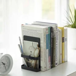 2 serre-livres vide poche noir