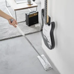 Support mural blanc pour guitare