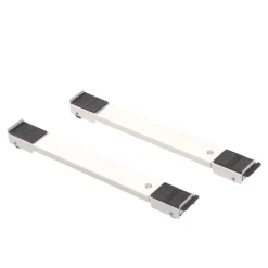 2 supports roulants avec freins pour meubles
